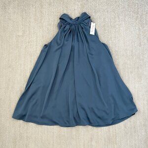 NWT Strut & Bolt Little Miss Muffin Summer Sleeveless Blue Dress M